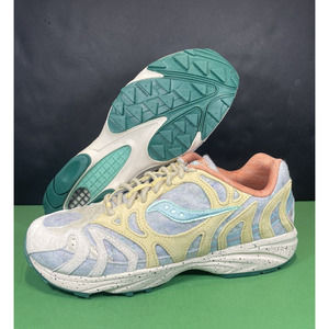 Saucony Grid Azura 2000 Felt Green Limited Edition Running Shoes | Men Size 9.5